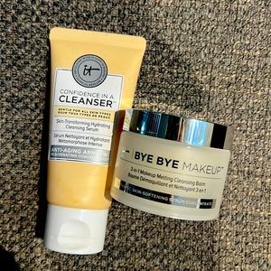 Used once IT cosmetics cleanser and bye bye makeup